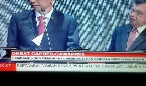 Jokowi di debat capres