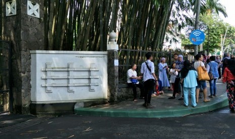 Jokowi jamu Obama, Kebun Raya Bogor ditutup untuk umum, Bogor, Jumat (30/6). 