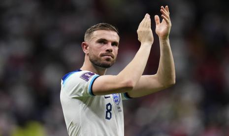 Jordan Henderson dari Inggris di Piala Dunia 2022.