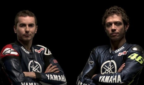 Jorge Lorenzo dan Valentino Rossi