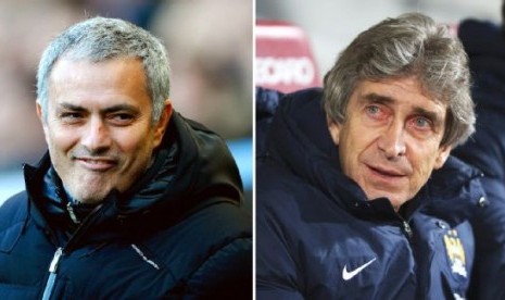 Jose Mourinho dan Manuel Pellegrini.