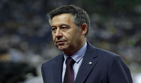 Josep Maria Bartomeu, mantan presiden Barcelona yang diduga membeli wasit untuk hasil terbaik timnya di Liga Spanyol.