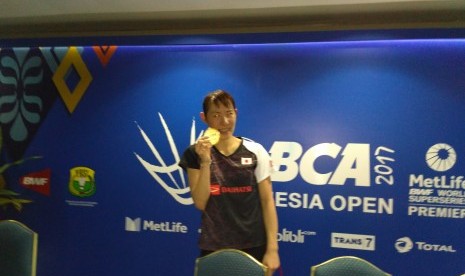 Juara ganda putri BCA Indonesia Open Super Series Premier 2017 asal Jepang, Sayaka Sato