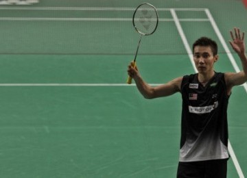 Juara Indonesia Open 2011 Super Series Lee Chong Wei asal Malaysia