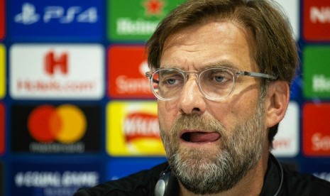 Pelatih Liverpool Juergen Klopp.