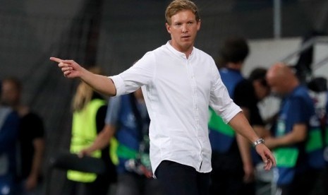 Pelatih Leipzig Julian Nagelsmann (EPA/RONALD WITTEK)