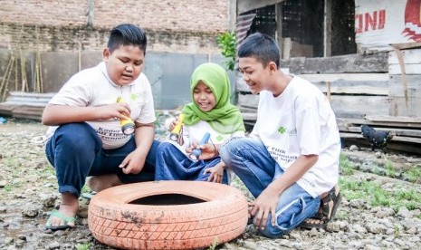 Jumantik cilik di tengah berfungsi, cari-cari apaah sih dek??