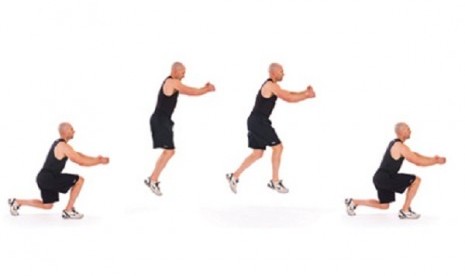 Jump Lunges