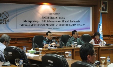 Jumpa pers 100 tahun sensor film di Indonesia 