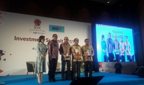 Jumpa pers IDX-RHB Investment Summit 2019 di Marriot Hotel, Yogyakarta, Rabu (4/9).