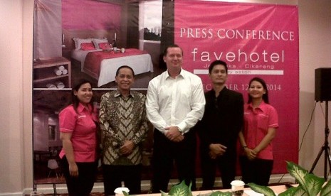 Jumpa pers pembukaan hotel Fave Hotel Cikarang, Jumat (12/12)