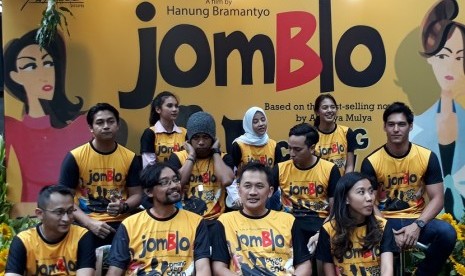 Jumpa pers penggarapan ulang film Jomblo