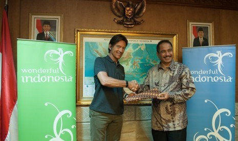 Jumpa pers Raid Amazone di ruang rapat Menteri Pariwisata