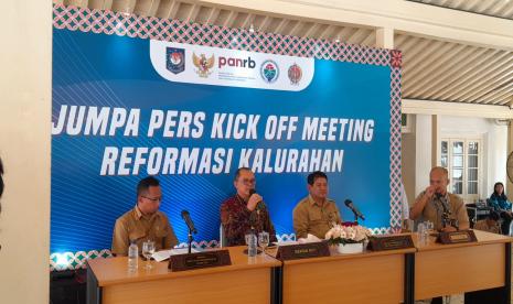  Jumpa pers rencana Kick Off Meeting Reformasi Kelurahan di DIY. 