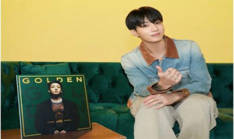 Jungkook BTS merilis album solo perdanya berjudul Golden pada Jumat (3/11/2023).