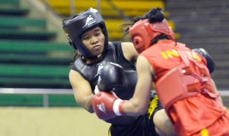 Junita Malau, atlet wushu Indonesia.