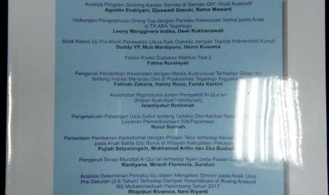  Jurnal Kebidanan dan Keperawatan (JKK) Unisa.