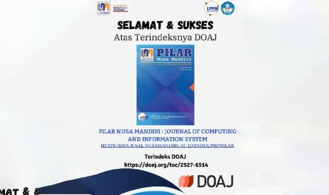 Jurnal PILAR kini resmi terindeks di Directory of Open Access Journals (DOAJ), sebuah platform internasional yang mengindeks dan mempromosikan jurnal-jurnal akses terbuka dari seluruh dunia.