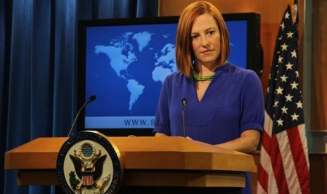 Juru bicara Deplu AS, Jen Psaki.