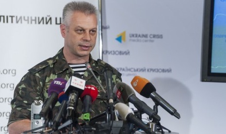 Juru Bicara Militer Ukraina, Andriy Lysenko.