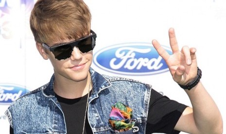 Justin Bieber draws controversy among his fans in Indonesia. (photo file)  