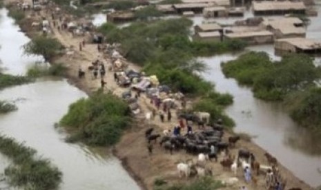 Jutaan warga Pakistan korban banjir kehilangan rumahnya dan membutuhkan bantuan mendesak