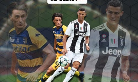 Juventus selalu dominan setiap bertemu Parma di Liga Seri A Italia.