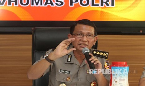 Kabagpenum Divisi Humas Polri Kombes Pol Martinus Sitompul.