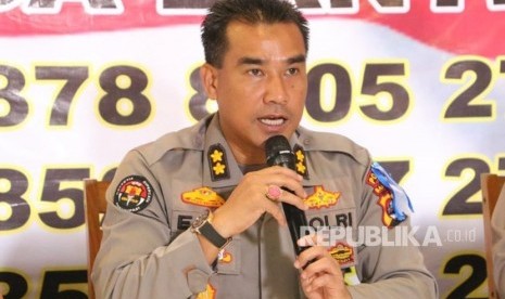 Kabid Humas Polda Banten  AKBP Edy Sumardi  menghimbau warga banten untuk menggunakan hak  pilihnya. Selasa, (16/4).