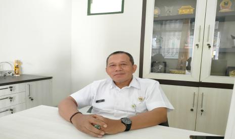 Kabid Poldagri dan Ormas Kesbangpol Ribut Bimo Haryo Tejo di Kantor Kesbangpol Bantul.