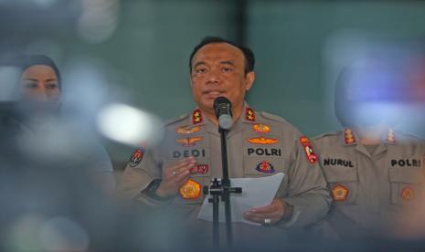 Kadiv Humas Mabes Polri Dedi Prasetyo. Polri mengatakan saat ini telah menyiapkan operasi pengamanan Pemilu 2024 mendatang.