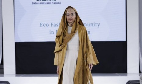 Kain pengrajin Lombok dan Sulteng tampil di Eco Fashion Week Indonesia 2018.