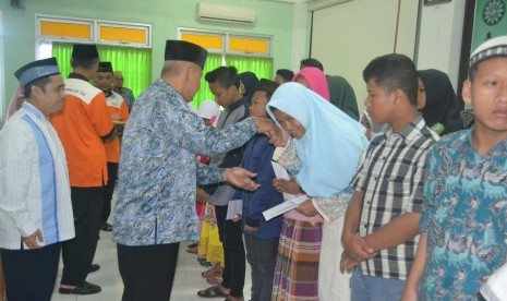 Kegiatan kajian di Panti Asuhan Yatim dan Dhuafa Muhammadiyah Kaligesing. 