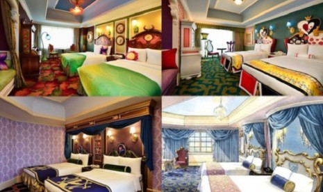 Kamar dengan karakter disney