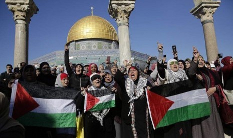 Kampanye internasional yang mendukung perempuan Palestina melalui tagar #WeAreAllMary.