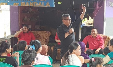 Kampanye PDIP di Desa Gadung, Bangka Selatan.