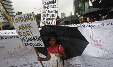 Kampanye perlindungan anak dari Kekerasan seksual.