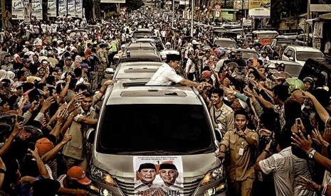 Kampanye Prabowo Subianto di Majalengka.