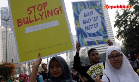 Kampanye Setop Bullying. Kemendikbudristek menyebut program pencegahan dan penanganan kekerasan di lingkungan satuan pendidikan sangat mendesak untuk lekas diimplementasikan. 