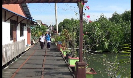 Kampung Atas Air, Margasari, Balikpapan.