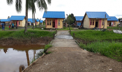 Kampung Warmon Kokoda, tempat tinggal Suku Kokoda yang merupakan satu dari lima desa binaan Majelis Pemberdayaan Masyarakat (MPM) PP Muhammadiyah, Rabu (20/9). 