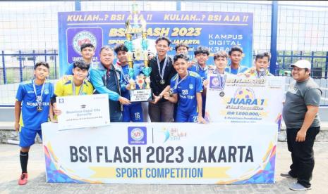 Kampus Digital Kreatif Universitas BSI (Bina Sarana Informatika) telah mengumumkan hasil kejuaraan BSI Flash (Festival dan Liga Antar Sekolah) 2023.