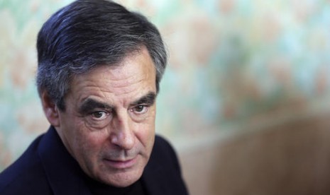 Kandidat presiden Prancis dari kubu konservatif Francois Fillon.