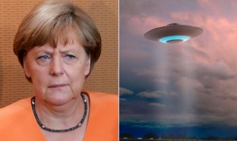 Kanselir Jerman Angela Merkel tidak senang untuk merilis dokumen UFO Jerman