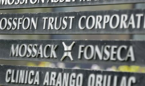 Kantor firma hukum Mossack Fonseca di Panama.