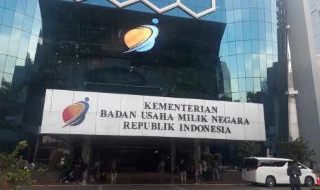 Kantor Kementerian BUMN, Jalan Medan Merdeka Selatan, Jakarta.