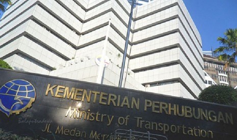 Kantor Kementerian Perhubungan.