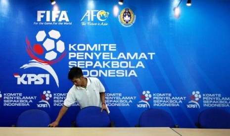 The office of Indonesian Soccer Rescue Committee (KPSI) in Jakarta. (illustration)