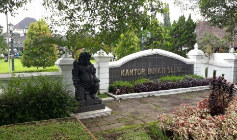 Kantor Pemkab Sleman.(Wahyu Suryana.)