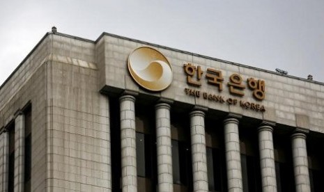 Kantor pusat bank sentral Korsel, Bank of Korea. Indonesia dan Korea sepakat atas 'swap currency' senilai Rp 115 triliun untuk memuluskan perdagangan bilateral dua negara.